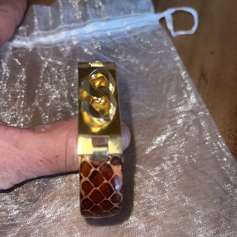Vintage Manelli gold double link bracelet made in Italy 🇮🇹 - Picture 4 of 6